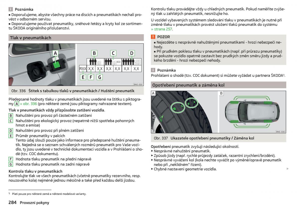 Skoda Kodiaq navod k obsludze / page 286