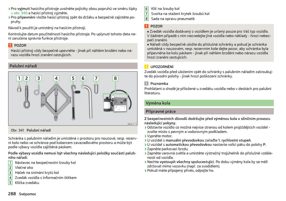 Skoda Kodiaq navod k obsludze / page 290