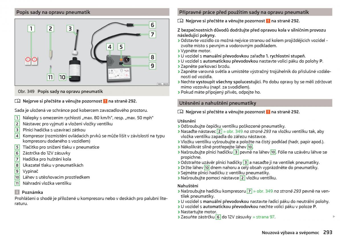 Skoda Kodiaq navod k obsludze / page 295