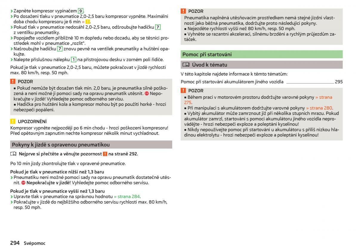 Skoda Kodiaq navod k obsludze / page 296