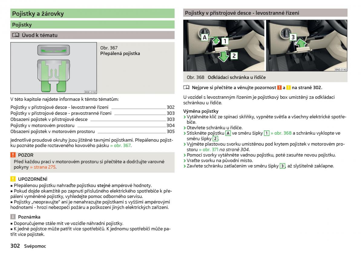 Skoda Kodiaq navod k obsludze / page 304