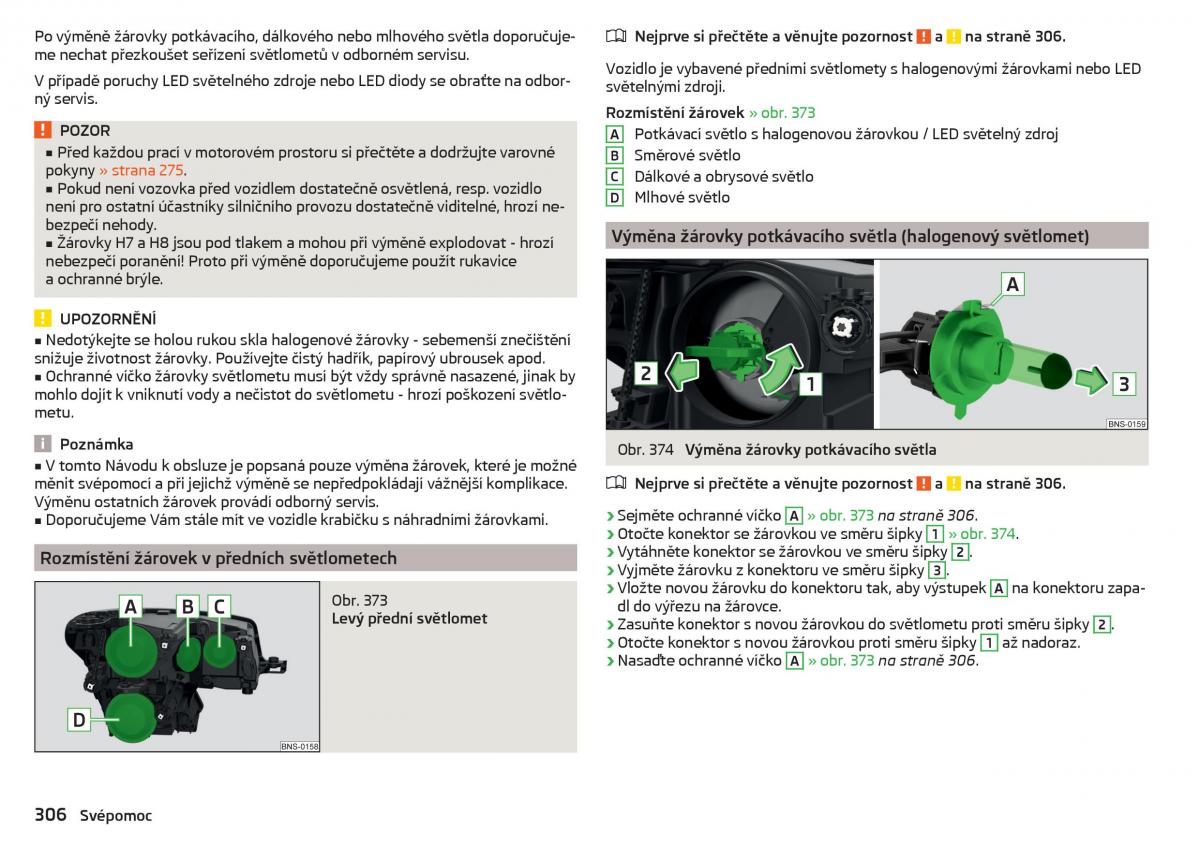 Skoda Kodiaq navod k obsludze / page 308