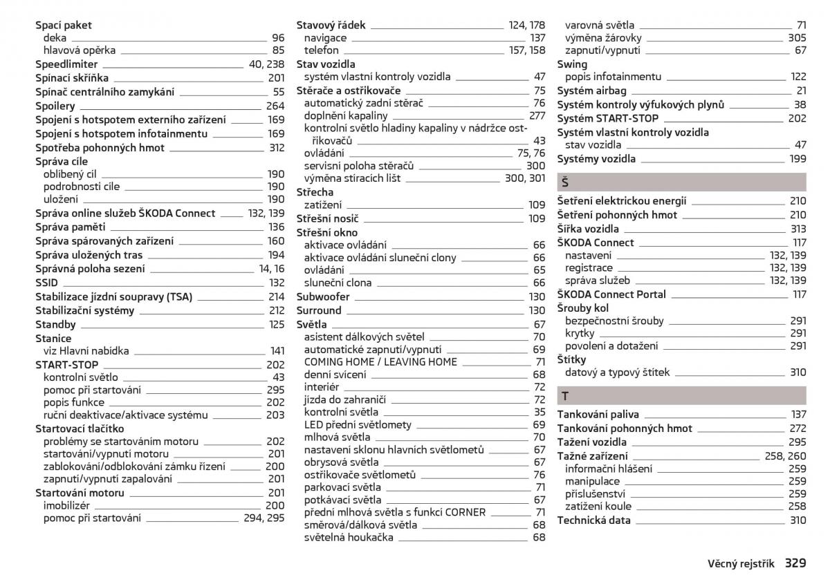 Skoda Kodiaq navod k obsludze / page 331