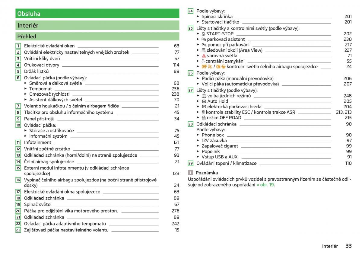 Skoda Kodiaq navod k obsludze / page 35