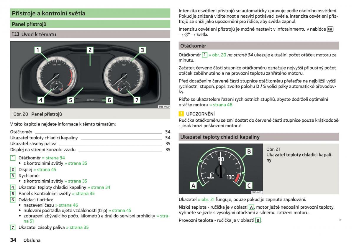 Skoda Kodiaq navod k obsludze / page 36