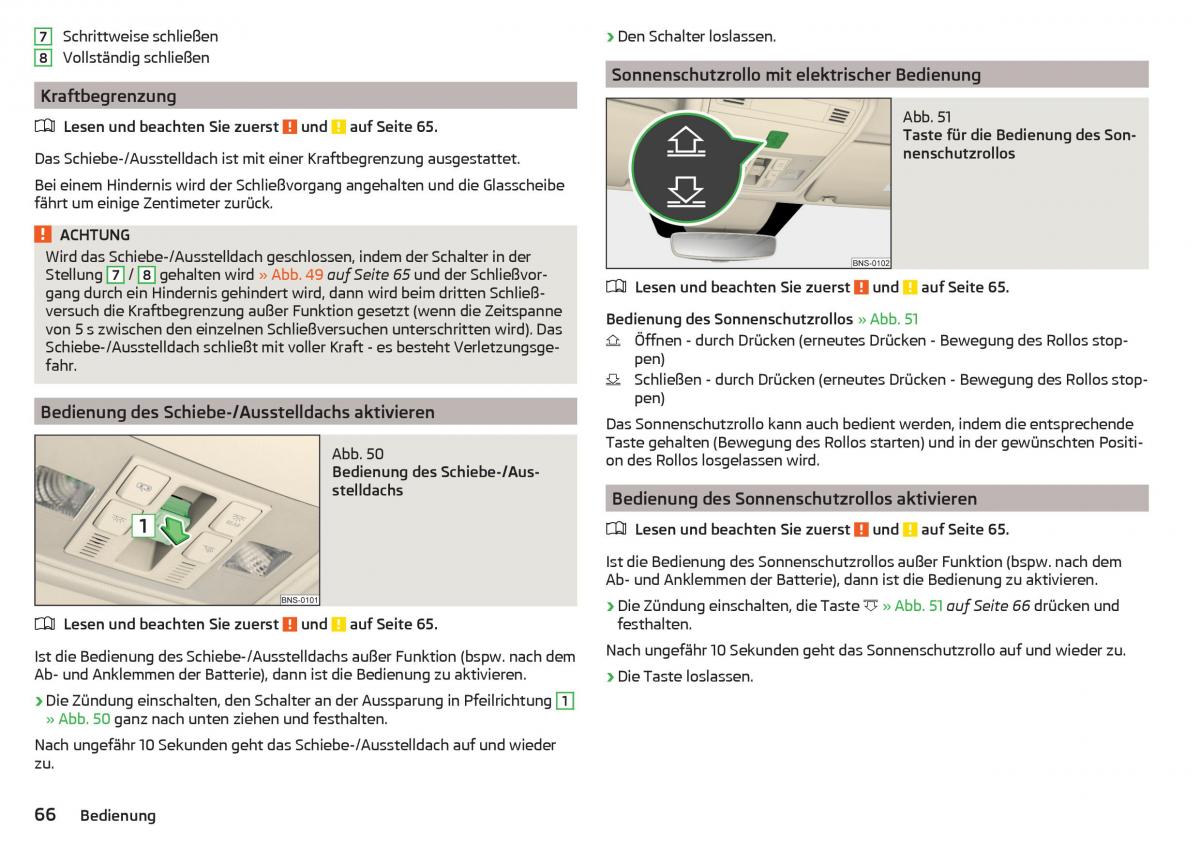 Skoda Kodiaq Handbuch / page 68