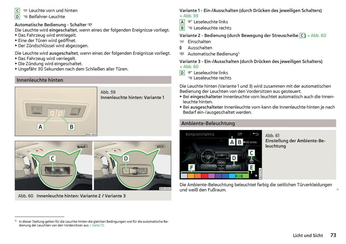 Skoda Kodiaq Handbuch / page 75