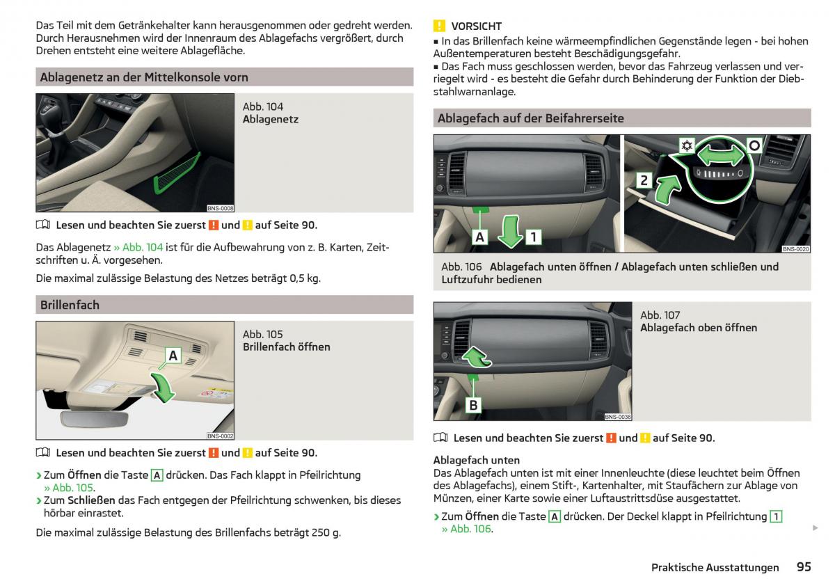 Skoda Kodiaq Handbuch / page 97