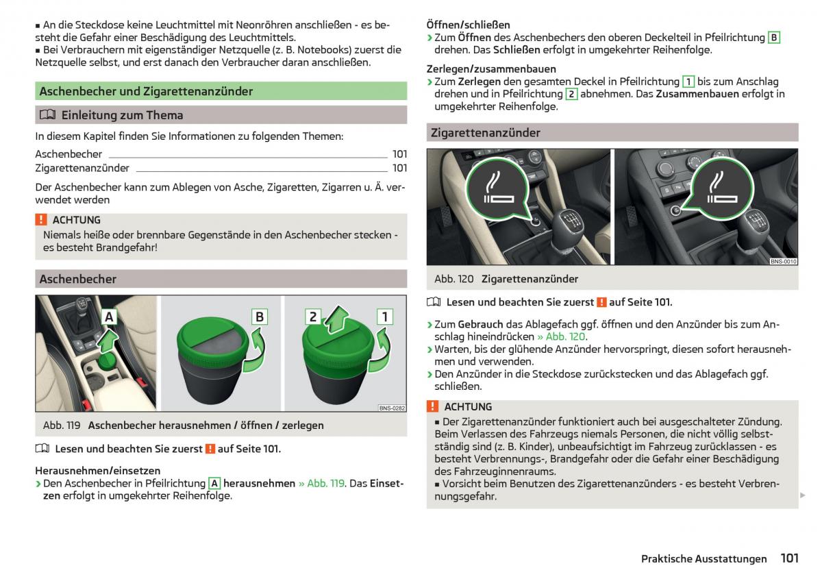 Skoda Kodiaq Handbuch / page 103