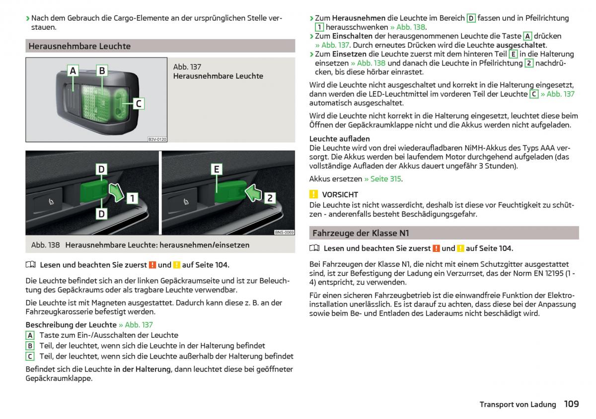 Skoda Kodiaq Handbuch / page 111