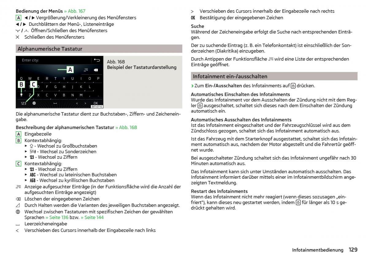 Skoda Kodiaq Handbuch / page 131