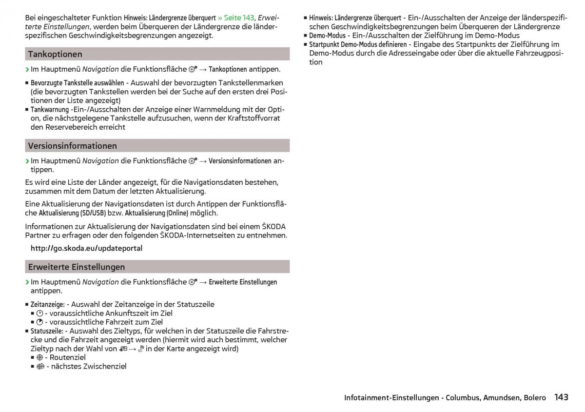 Skoda Kodiaq Handbuch / page 145