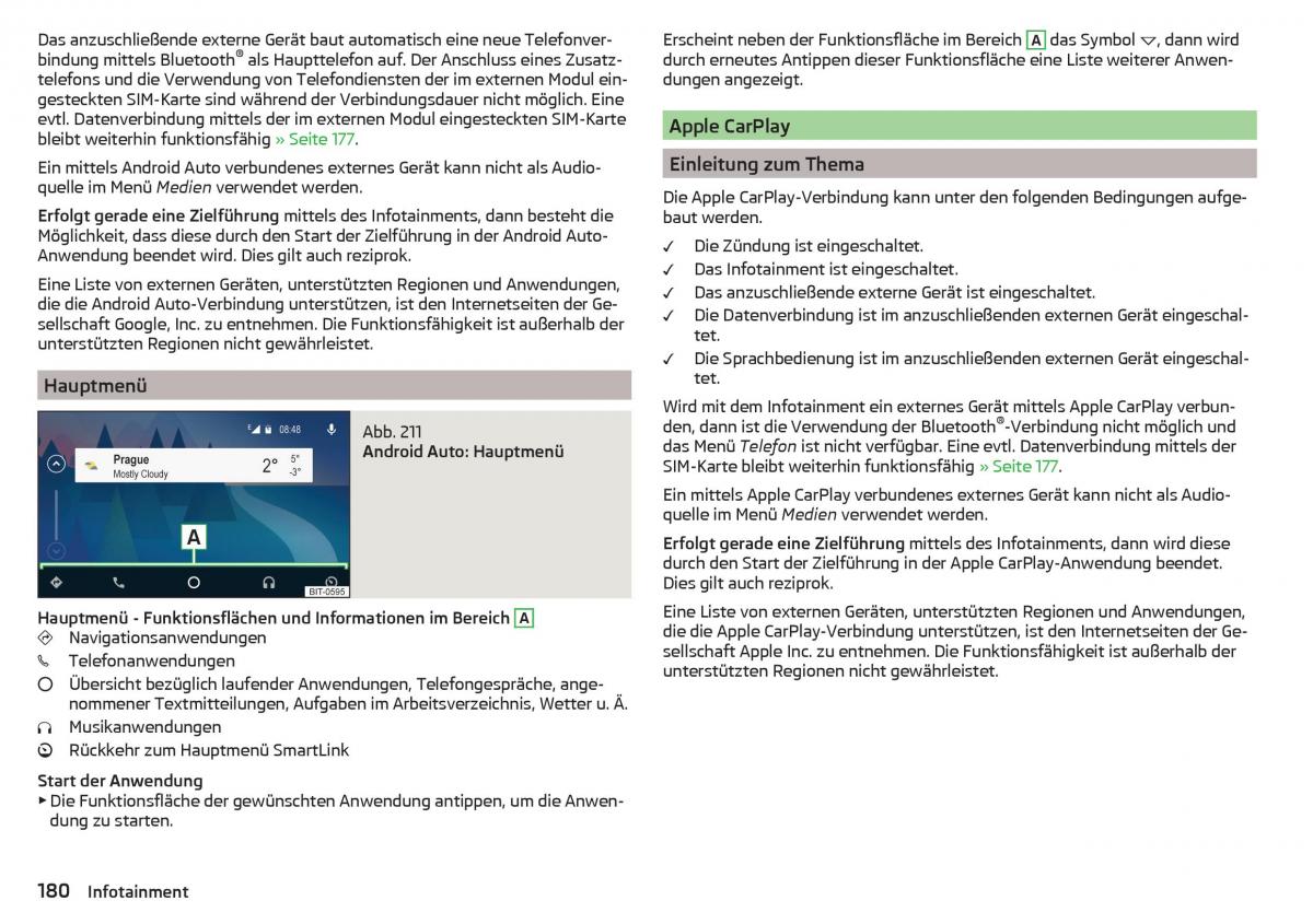 Skoda Kodiaq Handbuch / page 182