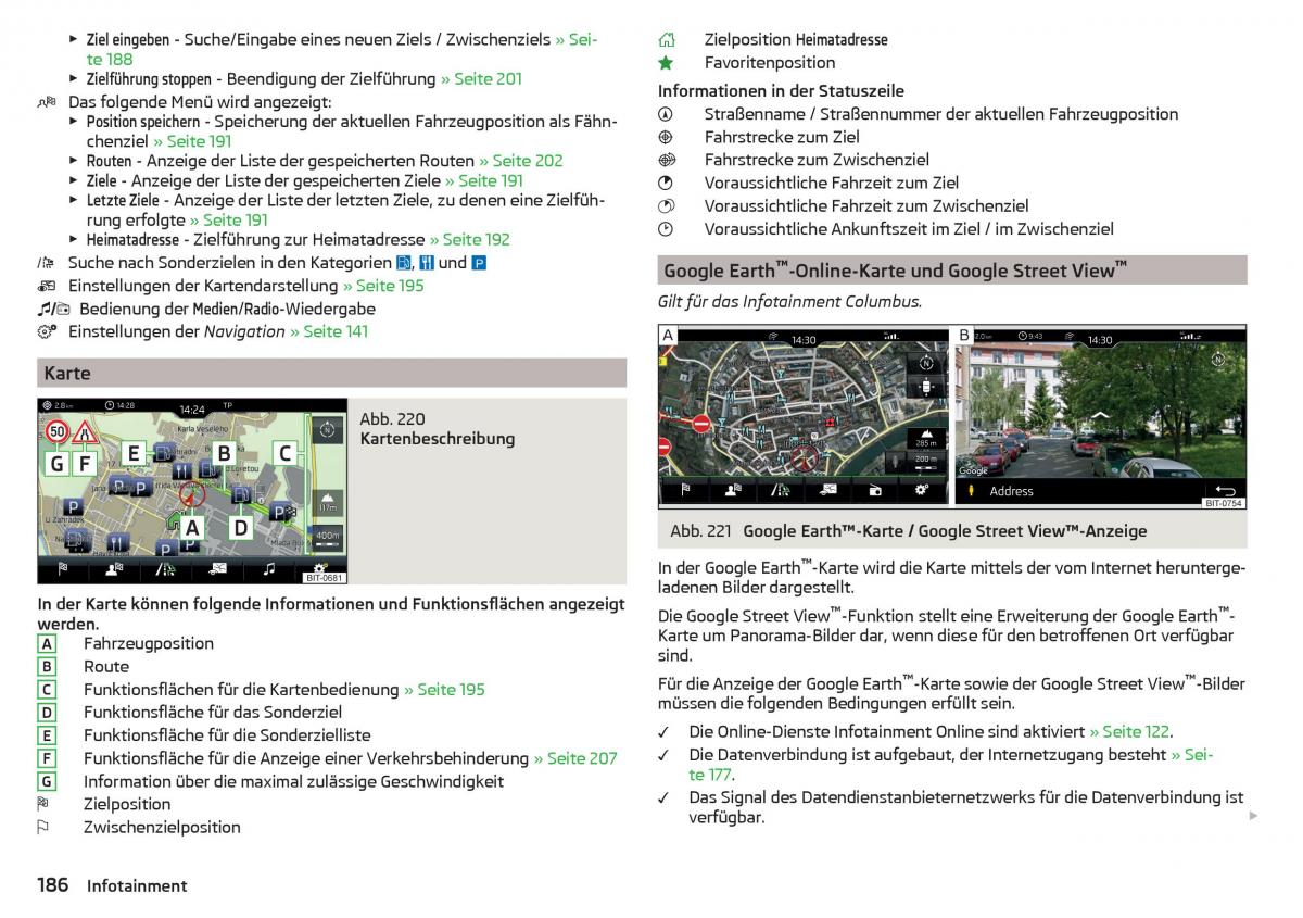 Skoda Kodiaq Handbuch / page 188