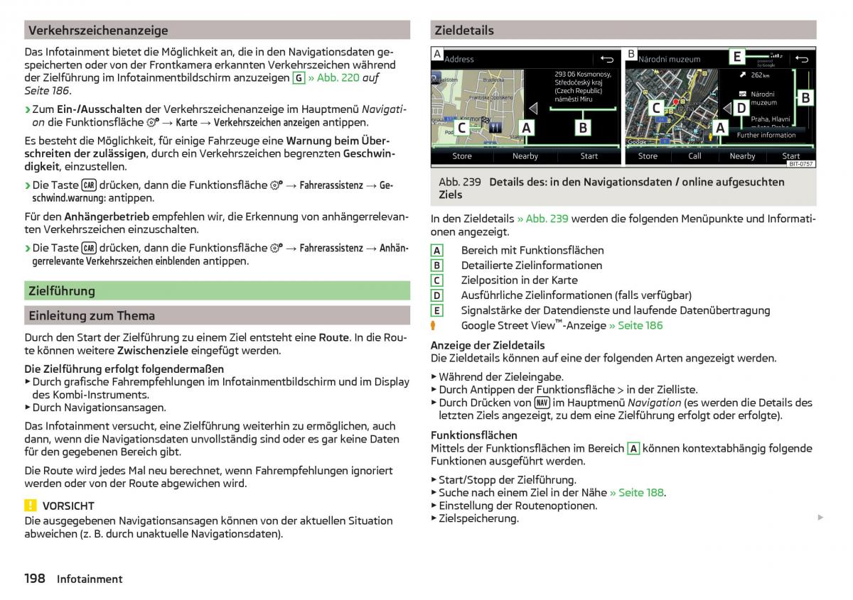 Skoda Kodiaq Handbuch / page 200