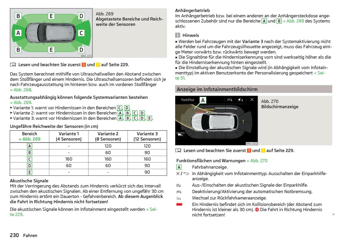 Skoda Kodiaq Handbuch / page 232