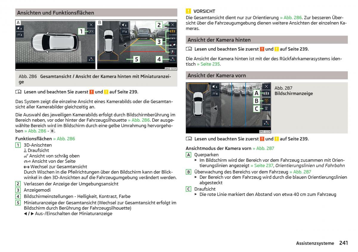 Skoda Kodiaq Handbuch / page 243