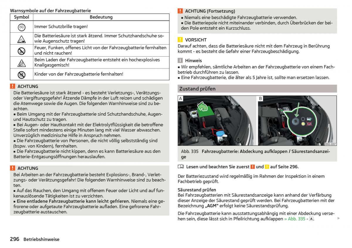 Skoda Kodiaq Handbuch / page 298