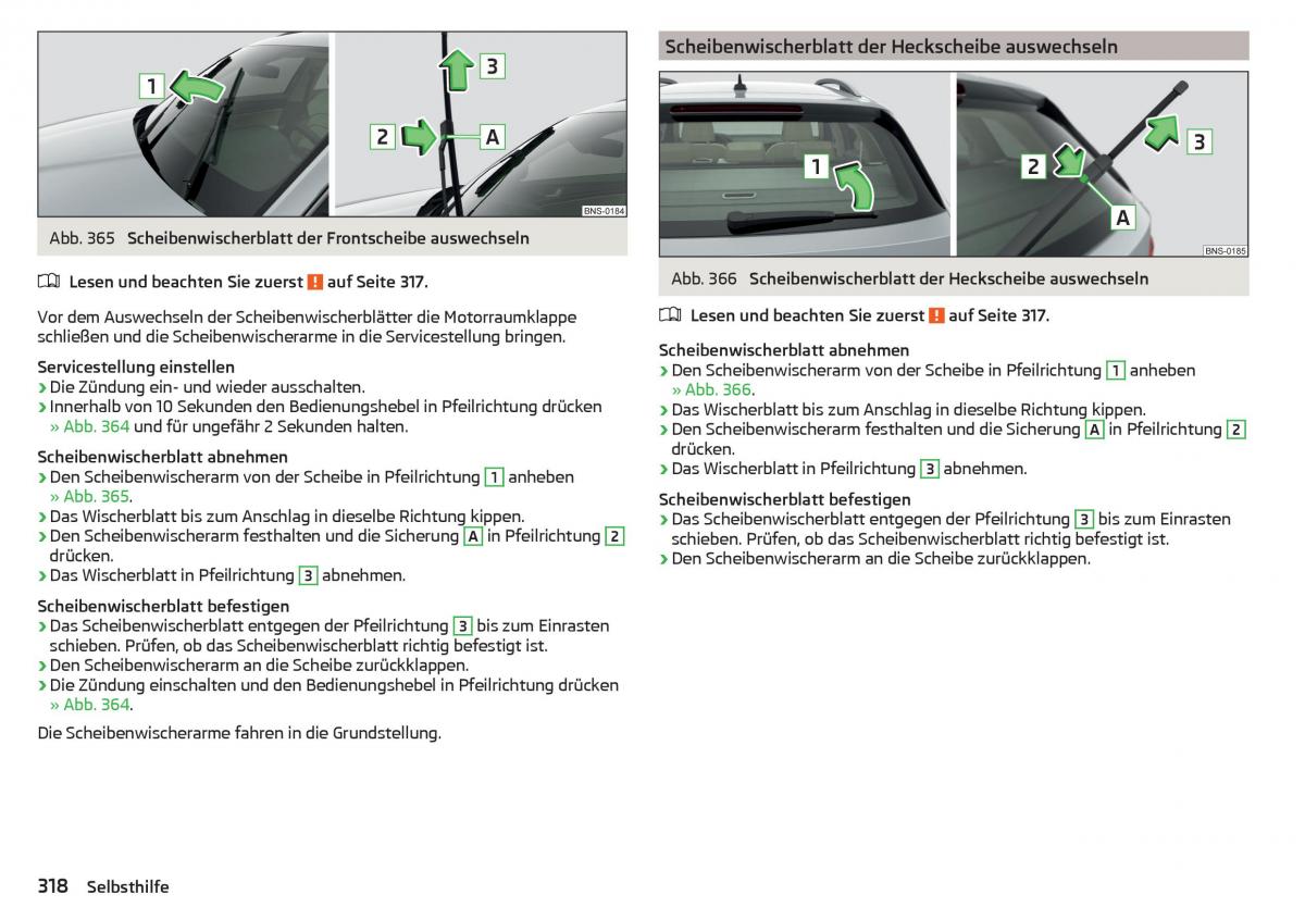 Skoda Kodiaq Handbuch / page 320