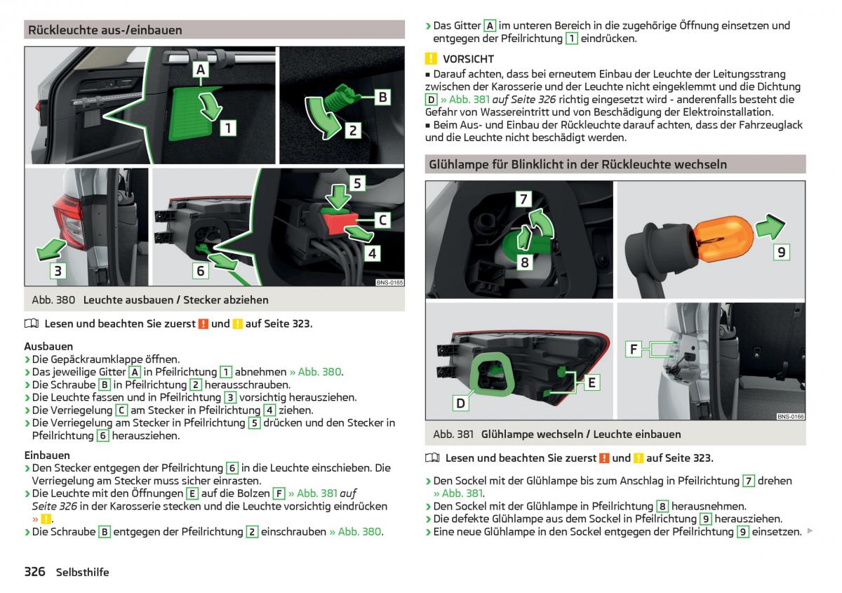 Skoda Kodiaq Handbuch / page 328