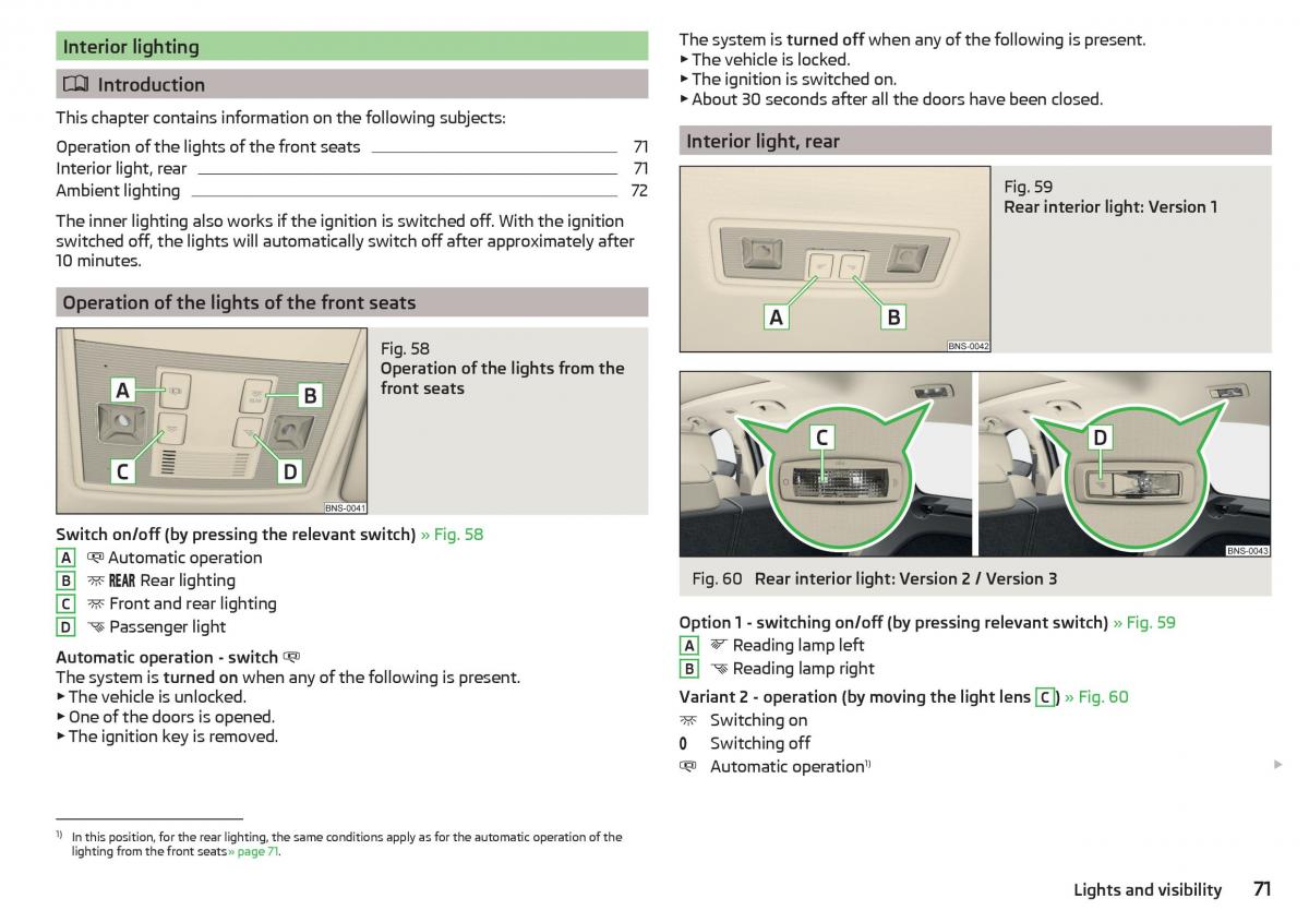 Skoda Kodiaq owners manual / page 73