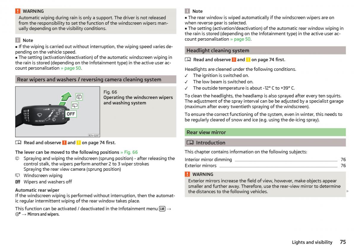 Skoda Kodiaq owners manual / page 77