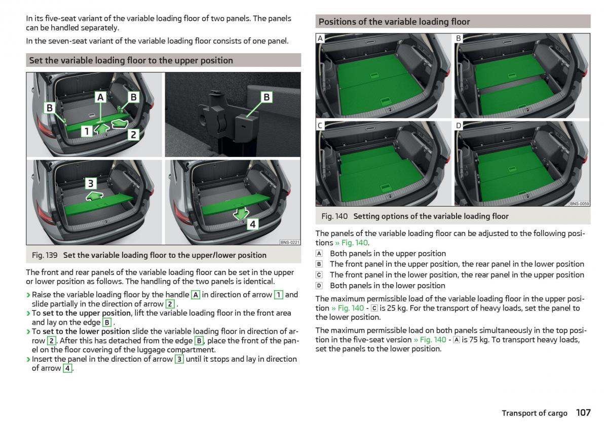 Skoda Kodiaq owners manual / page 109