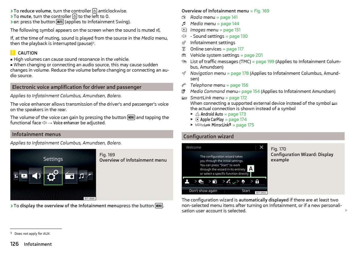 Skoda Kodiaq owners manual / page 128