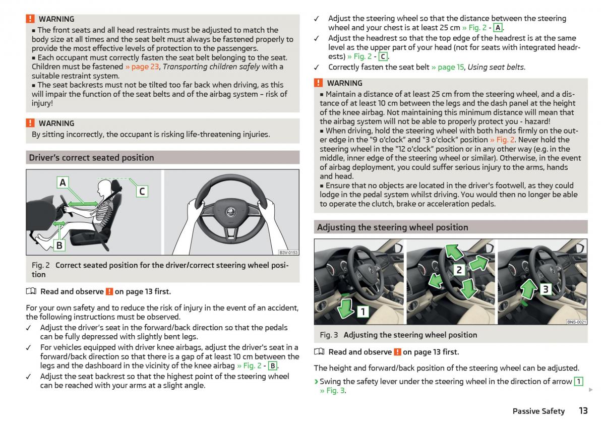 Skoda Kodiaq owners manual / page 15