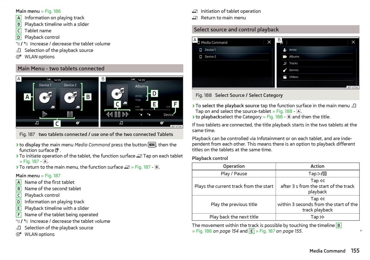 Skoda Kodiaq owners manual / page 157