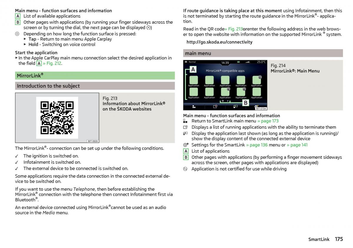 Skoda Kodiaq owners manual / page 177