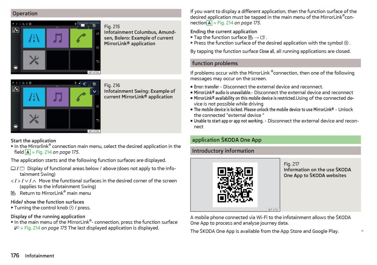 Skoda Kodiaq owners manual / page 178