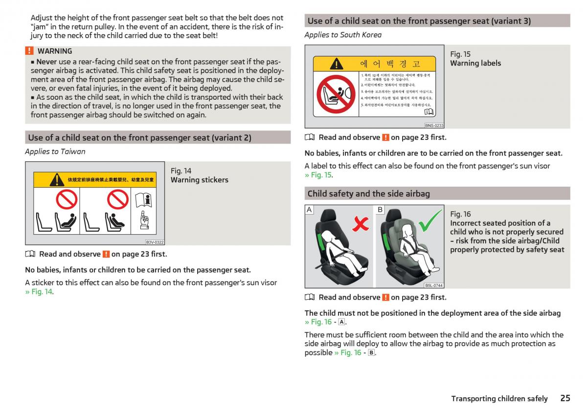 Skoda Kodiaq owners manual / page 27