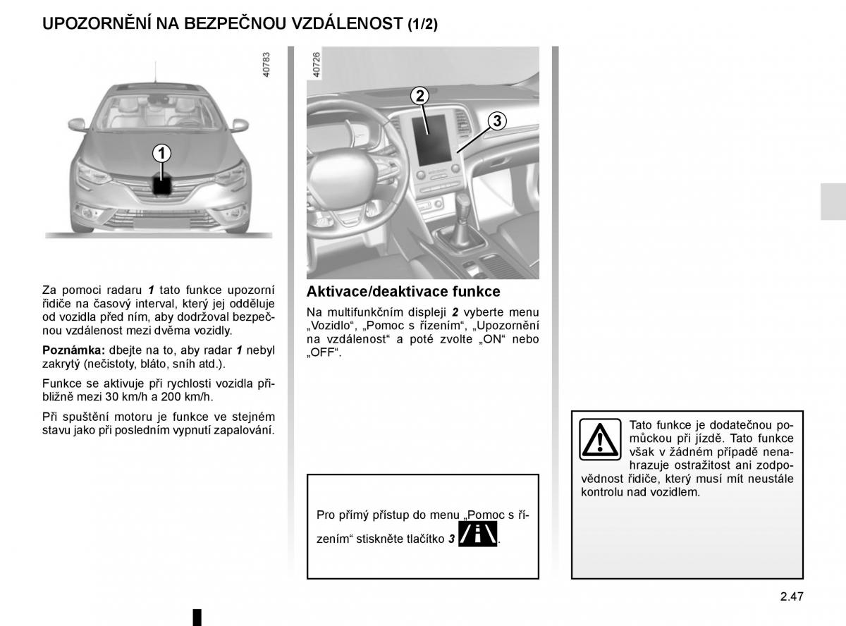 Renault Megane IV 4 navod k obsludze / page 159