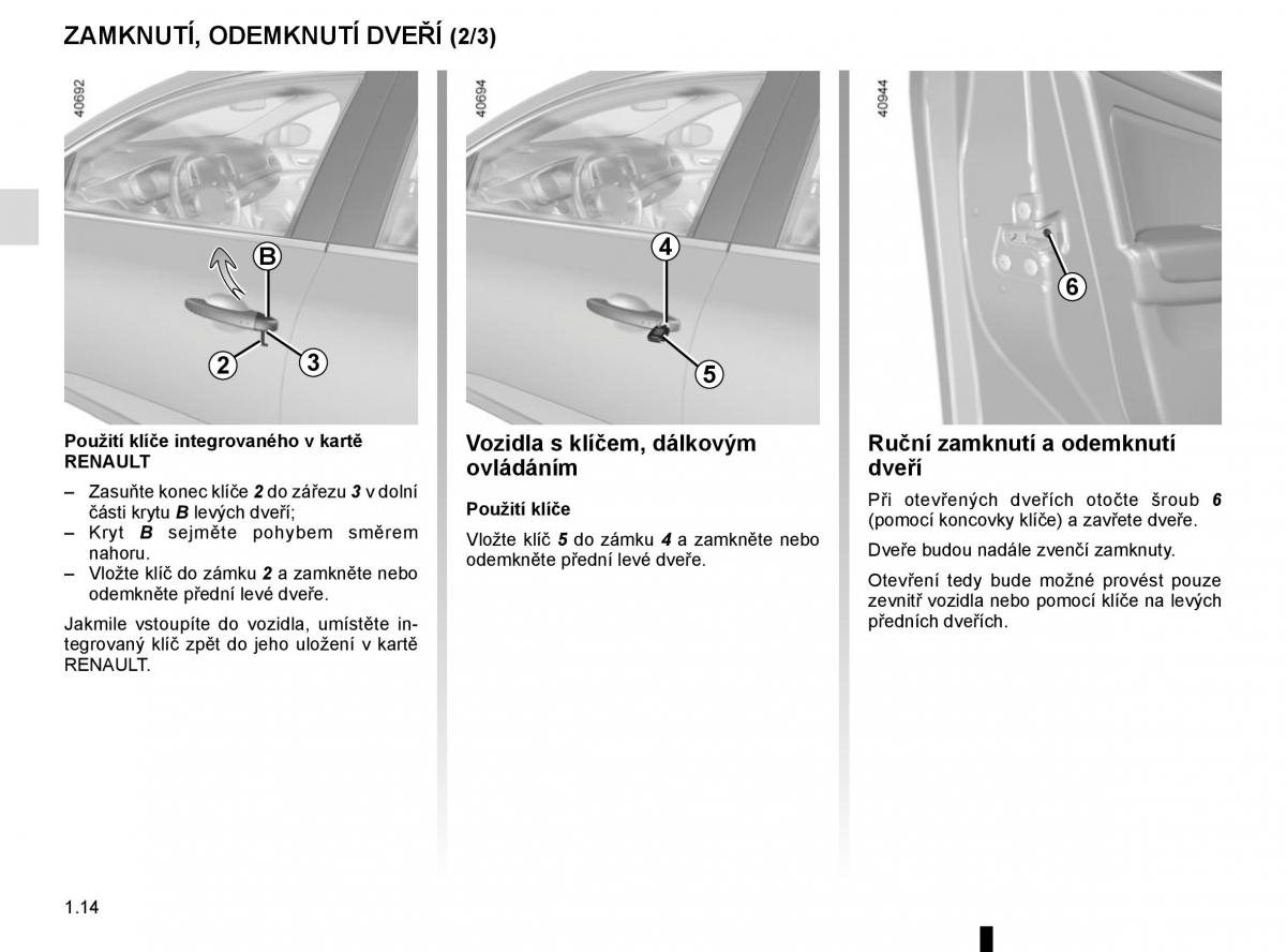 Renault Megane IV 4 navod k obsludze / page 20