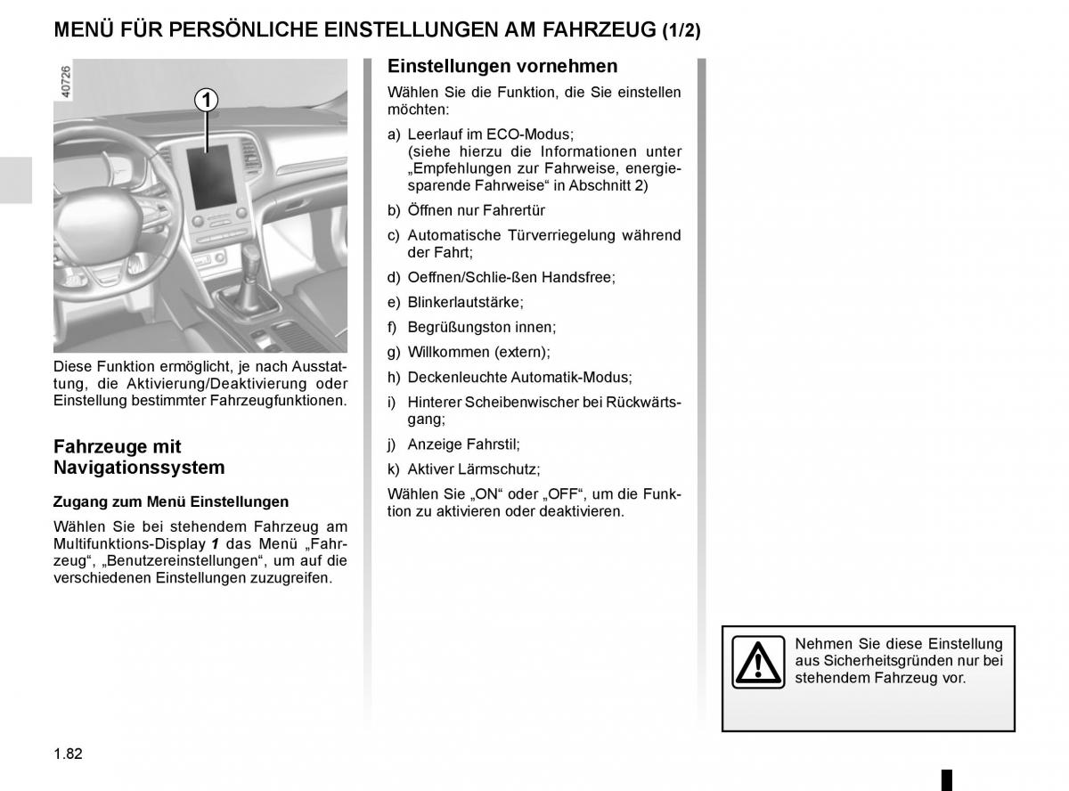 Renault Megane IV 4 Handbuch / page 88