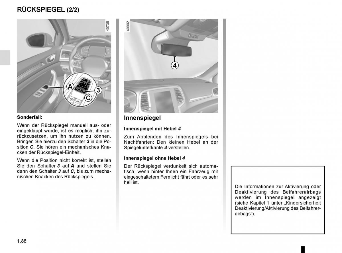 Renault Megane IV 4 Handbuch / page 94