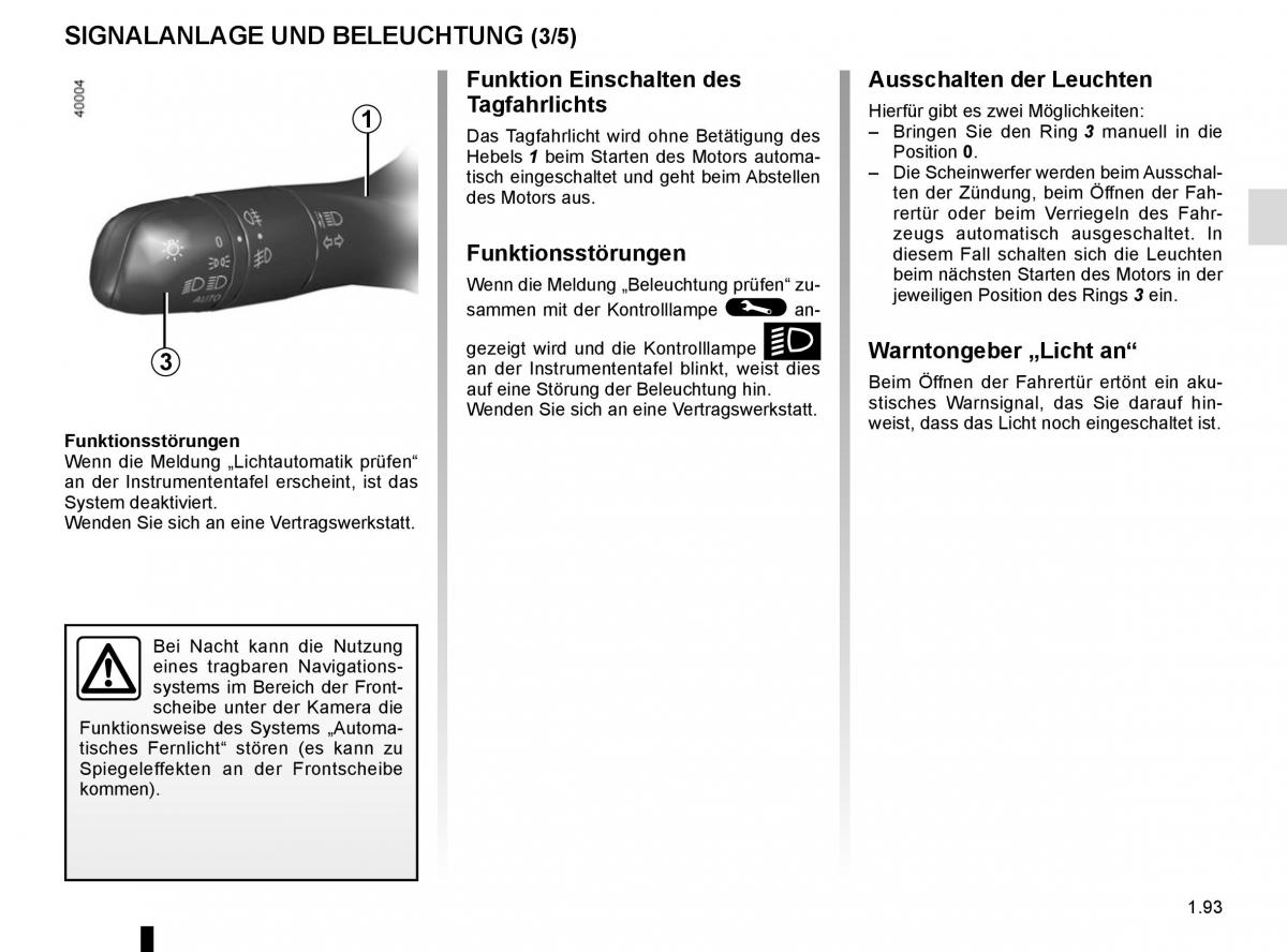 Renault Megane IV 4 Handbuch / page 99