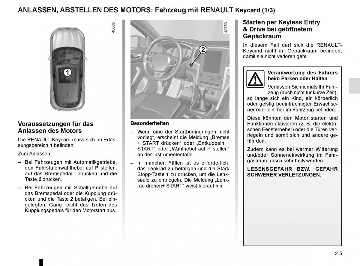 Renault Megane IV 4 Handbuch / page 117