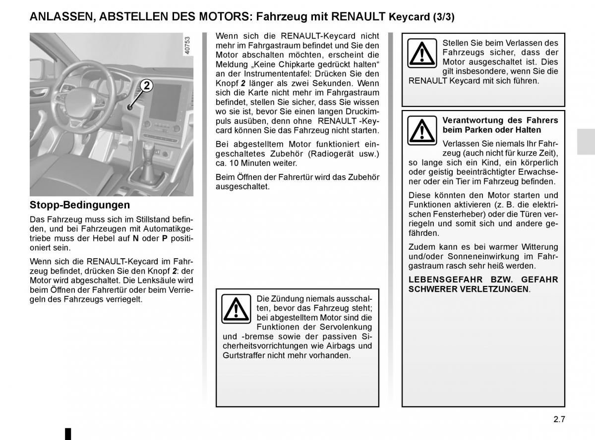 Renault Megane IV 4 Handbuch / page 119