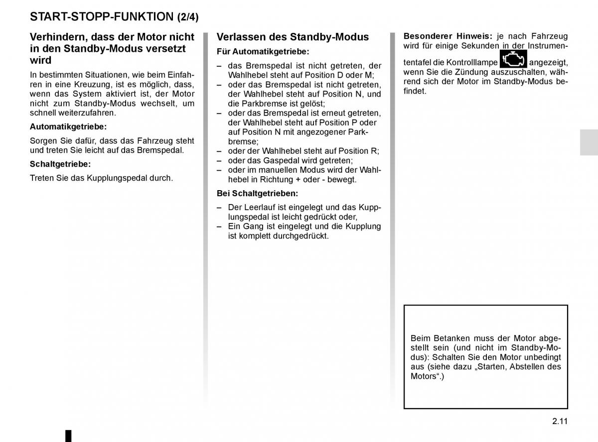 Renault Megane IV 4 Handbuch / page 123