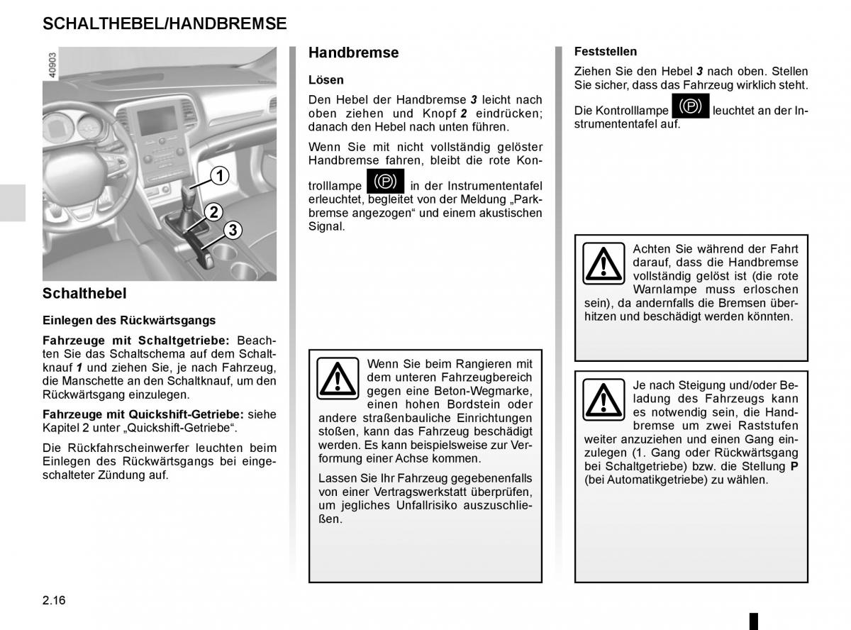 Renault Megane IV 4 Handbuch / page 128