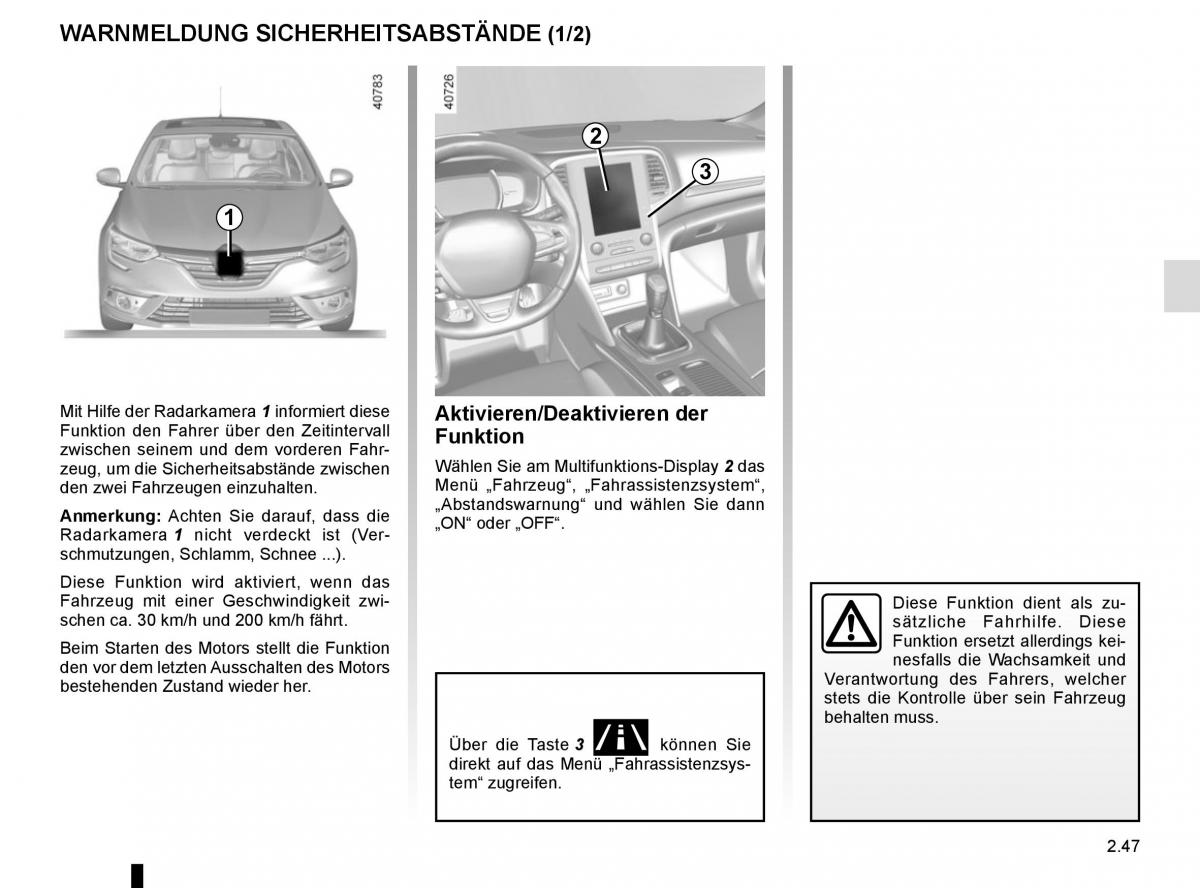 Renault Megane IV 4 Handbuch / page 159