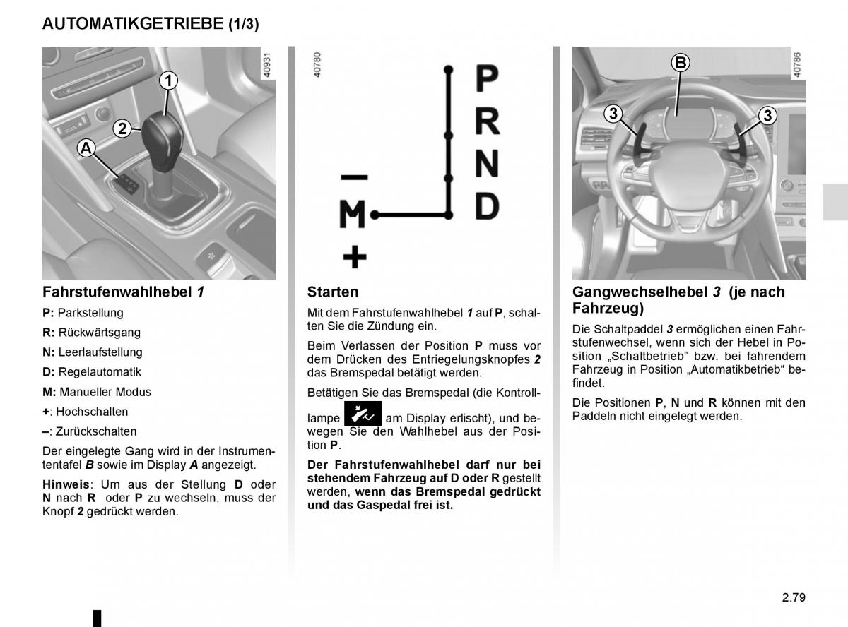 Renault Megane IV 4 Handbuch / page 191