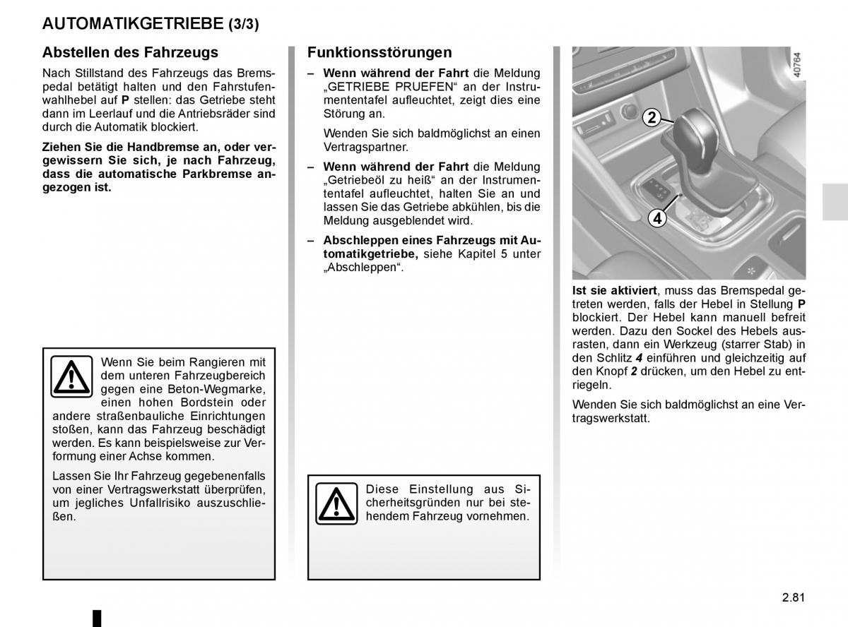 Renault Megane IV 4 Handbuch / page 193