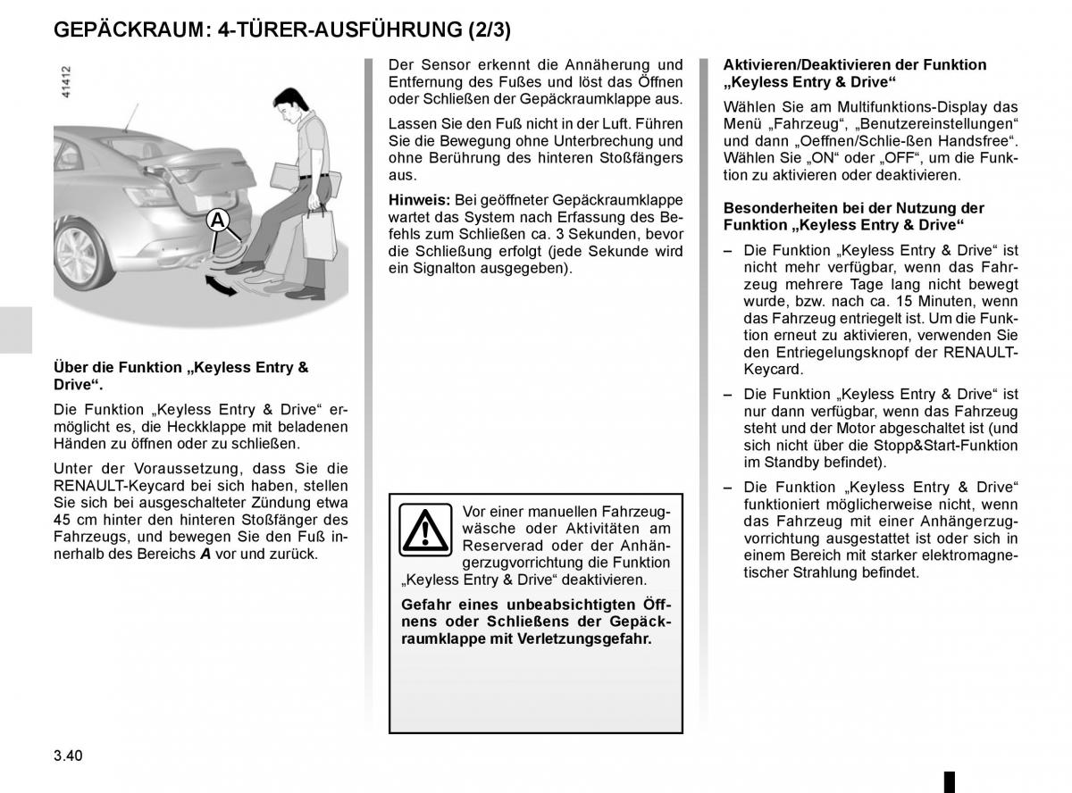 Renault Megane IV 4 Handbuch / page 234