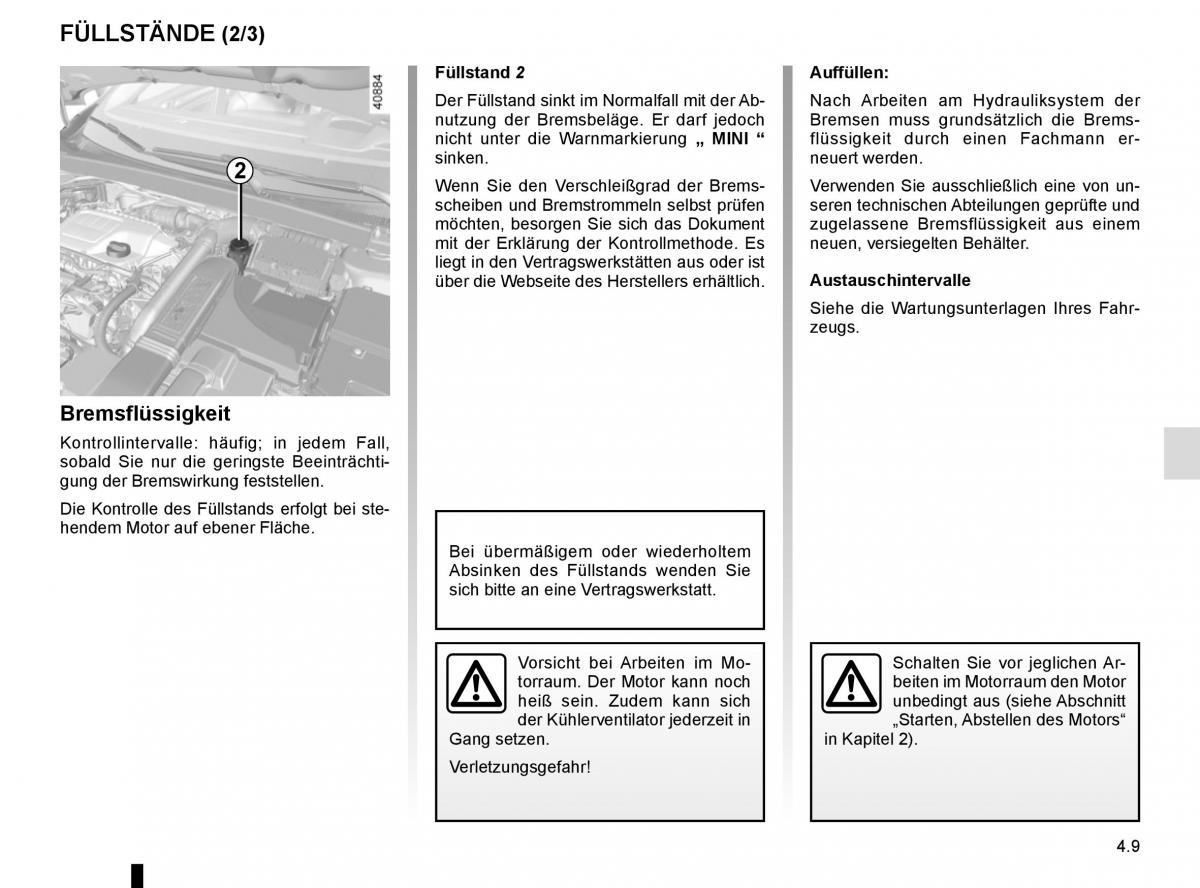 Renault Megane IV 4 Handbuch / page 259