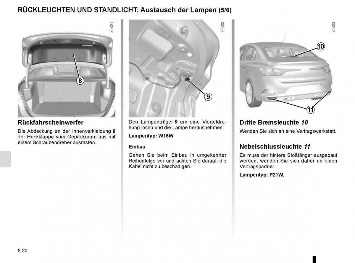 Renault Megane IV 4 Handbuch / page 288