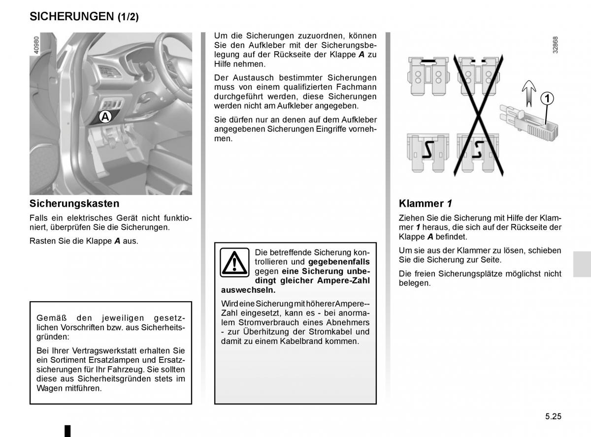 Renault Megane IV 4 Handbuch / page 293