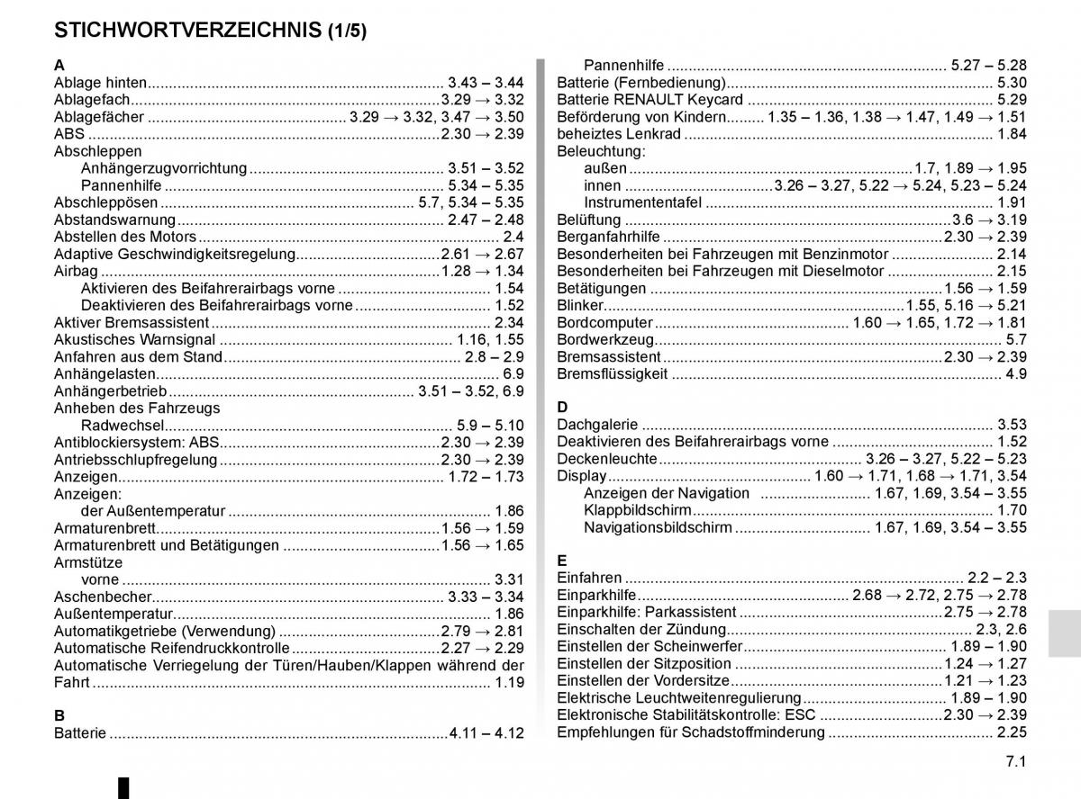 Renault Megane IV 4 Handbuch / page 333